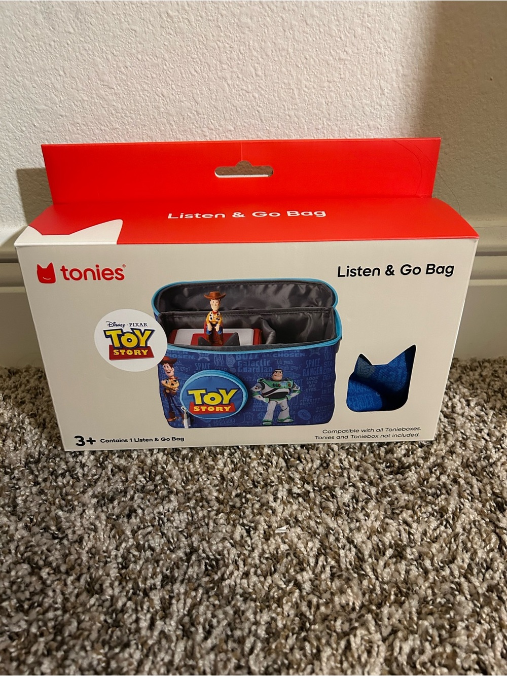Tonies Toy Story Listen & Go Bag - Blue